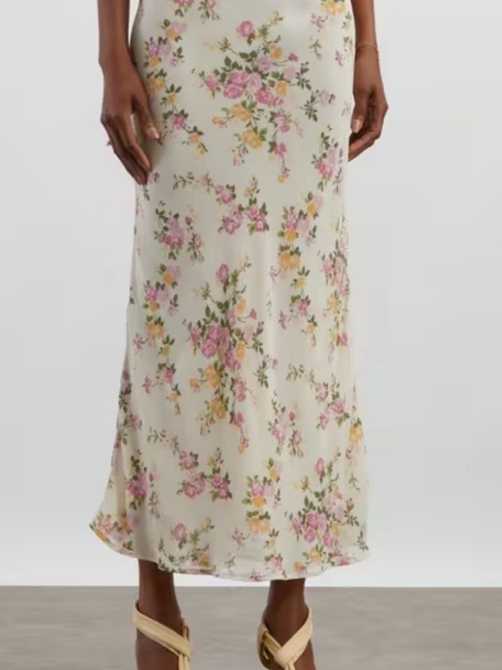 Reformation Floral Layla Posy Chiffon Maxi Skirt Sz 12 NWT - Picture 7 of 7